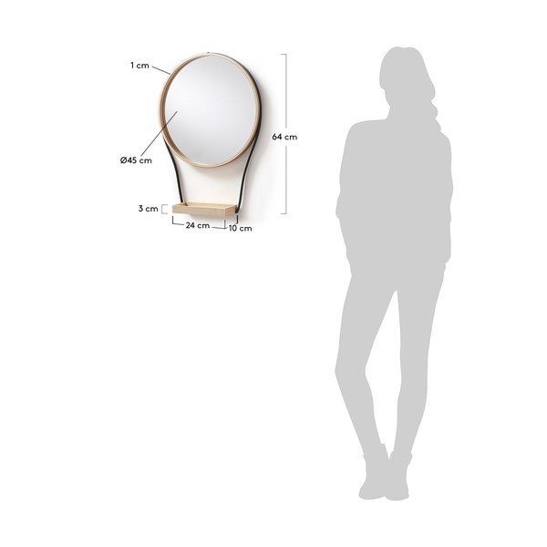 Stensko ogledalo Kave Home Barlow-image-2