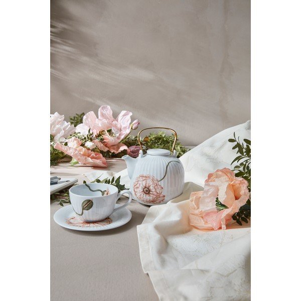 Bela porcelanasta skodelica 380 ml Hammershøi Poppy – Kähler Design-image-3