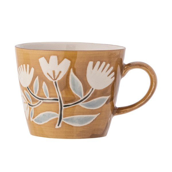 Oker rumena lončena skodelica 255 ml Tangier – Bloomingville