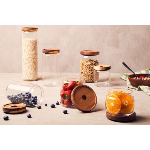 Steklena posoda za shranjevanje za živila Tromso – Premier Housewares-image-1