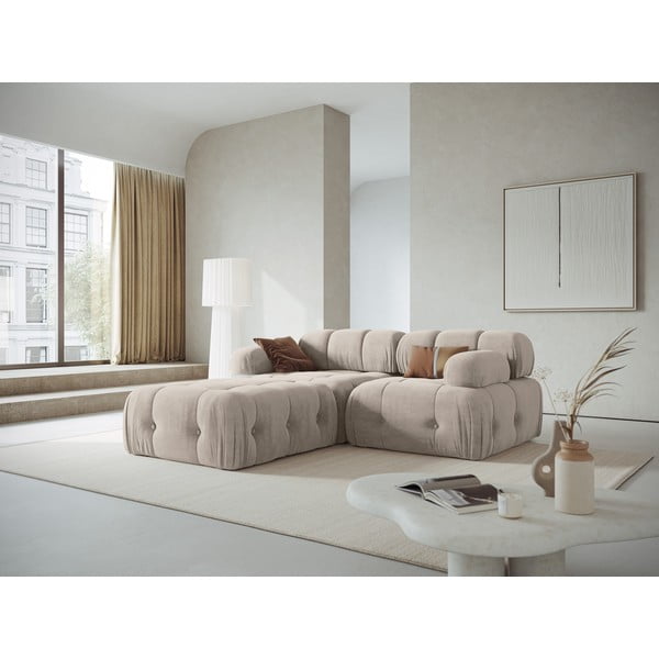 Bež kotna sedežna garnitura Ferento – Cosmopolitan Design-image-2