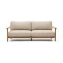 Vrtni kavč iz tikovega lesa v bež in naravni barvi Tirant - Kave Home