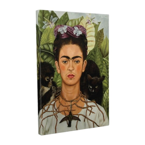 Stenska reprodukcija na platnu Frida Kahlo, 30 x 40 cm-image-2