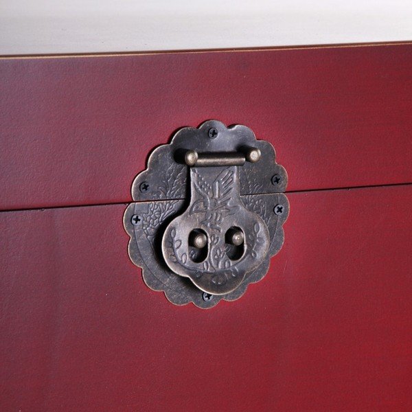 Rdeča skrinja 60x42 cm Oriente – Ixia-image-1