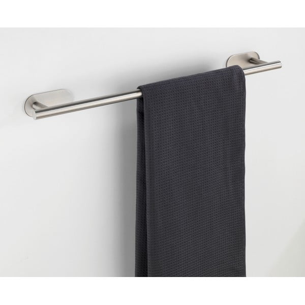 Držalo za brisače iz nerjavečega jekla v mat srebrni barvi z namestitvijo brez vrtanja Orea Uno – Wenko-image-1