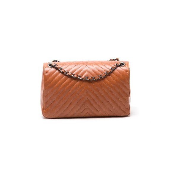 Usnjena torbica Anna Luchini 2118 Cognac-image-1