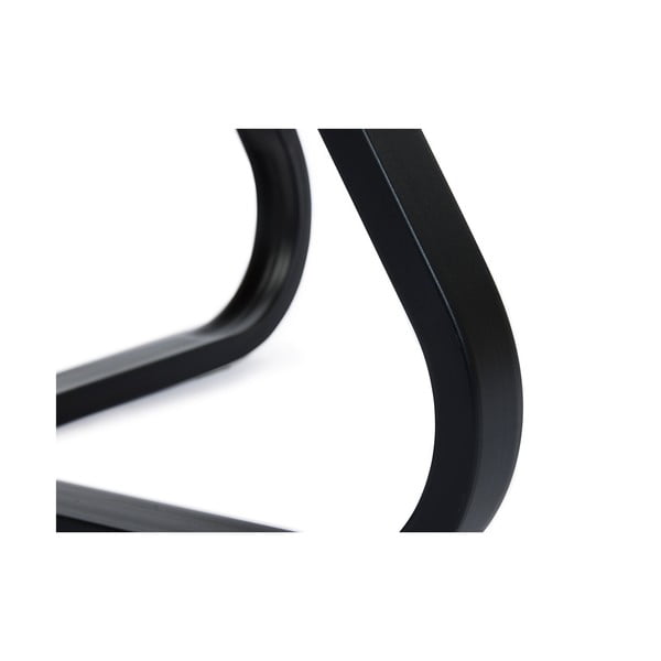 Okrogla mizica z mizno ploščo v hrastovem dekorju ø 80 cm Cesura – Unique Furniture-image-3