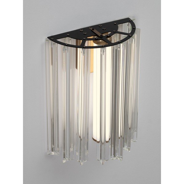 Medeninasta steklena LED stenska svetilka Nol – Nova Luce-image-2