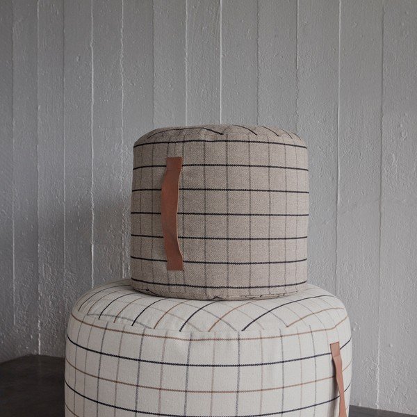 Kremno bela vreča za sedenje Grid – OYOY Living Design-image-2