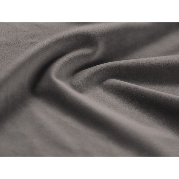 Svetlo siv žameten tabure Kyoto – Cosmopolitan Design-image-4