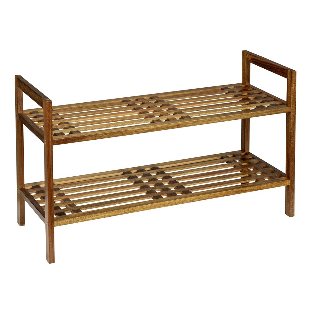 Stojalo za čevlje iz masivne akacije v naravni barvi 69x40,5x27 cm Fondi
