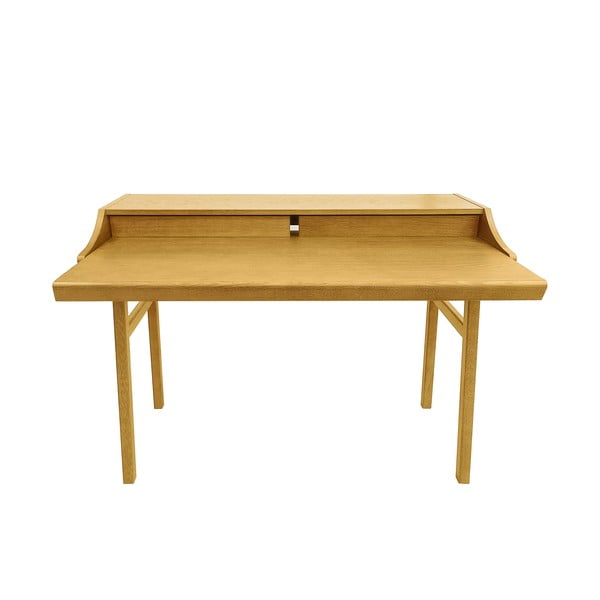 Pisarniška pisalna miza v hrastovem dekorju 44x115 cm Carteret – Woodman-image-3