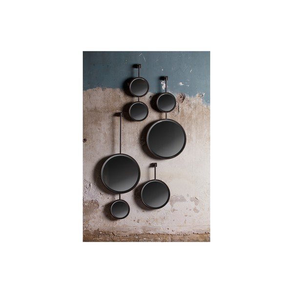 Dvojno okroglo stensko ogledalo BePureHome Chain, dolžina 58 cm-image-4