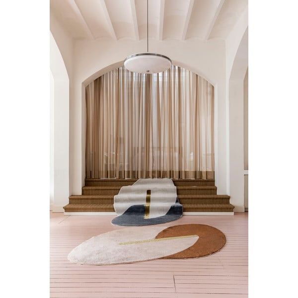 Modra/kremno bela preproga 160x257 cm Phila – Zuiver-image-2