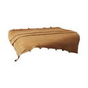 Gorčično rumeno pregrinjalo iz flisa 150x200 cm Pom Pom – Mijolnir
