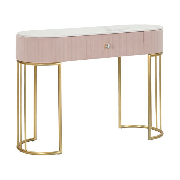 Roza konzolna mizica 100x40 cm Montpellier - Mauro Ferretti-image-2