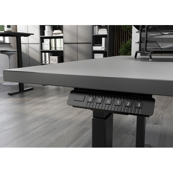 Električna dvižna pisalna miza z nastavljivo višino 80x180 cm Bedano – Germania-image-3