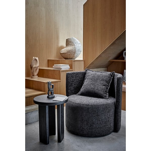 Okrogla stranska mizica v dekorju jelke ø 40 cm Mimola – Bloomingville-image-1