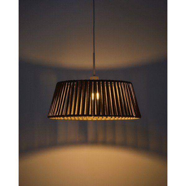 Bež kovinsko senčilo ø 46 cm Aldet – Kave Home-image-2