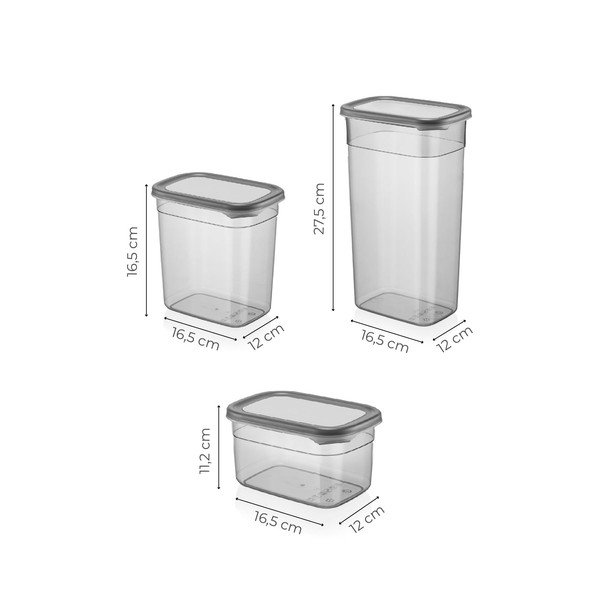 Posode za shranjevanje v kompletu 18 ks živil Fresco – Hermia-image-3