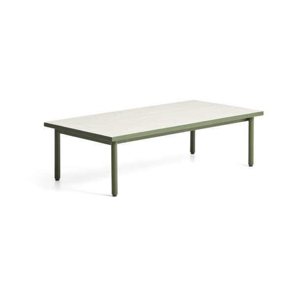 Vrtna klubska mizica s keramično ploščo 61x122 cm Maurina – Kave Home