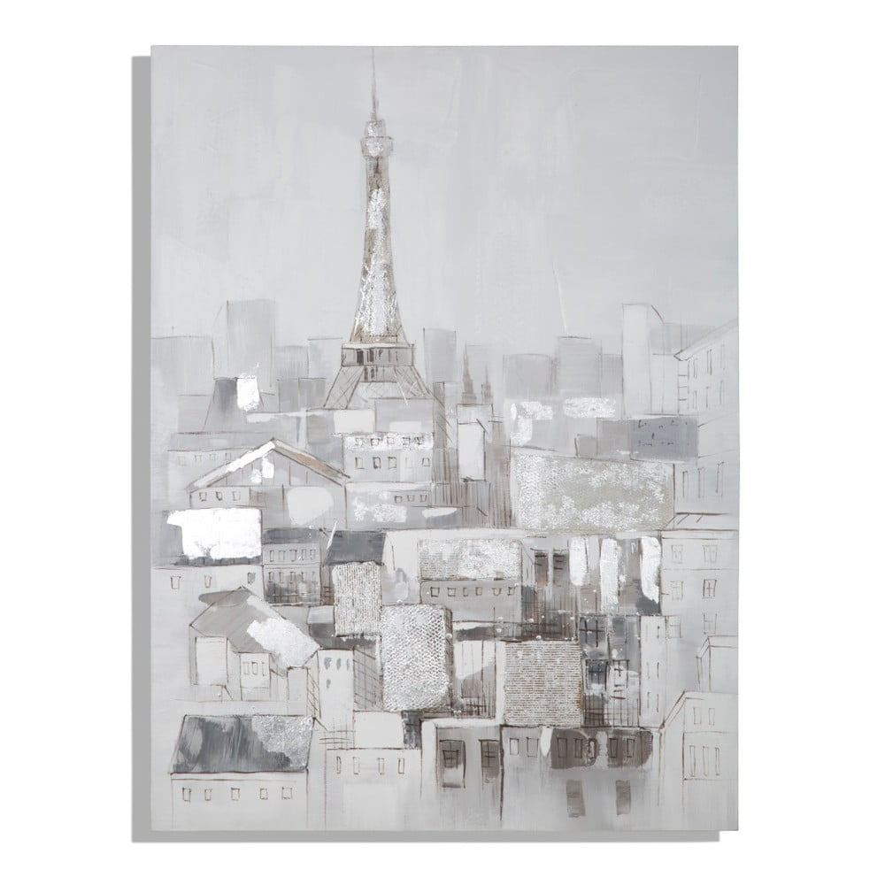 Mauro Ferretti Dipinto Su Tela Paris Strehe, 90 x 120 cm