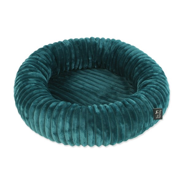 Temno zelena odeja za pse ø 40 cm Dog Fantasy Stripe – Plaček Pet Products