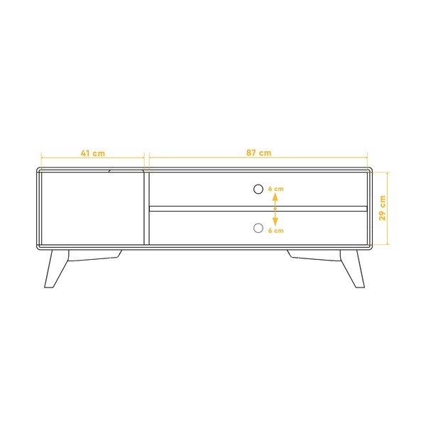 TV omarica iz bukovega lesa 134x48 cm Greg - The Beds-image-3