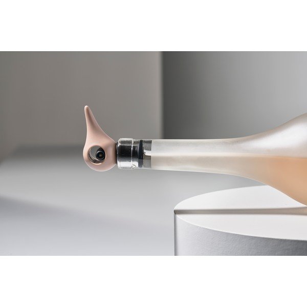 Rožnat silikonski zamašek za vino Zone Rocks-image-3