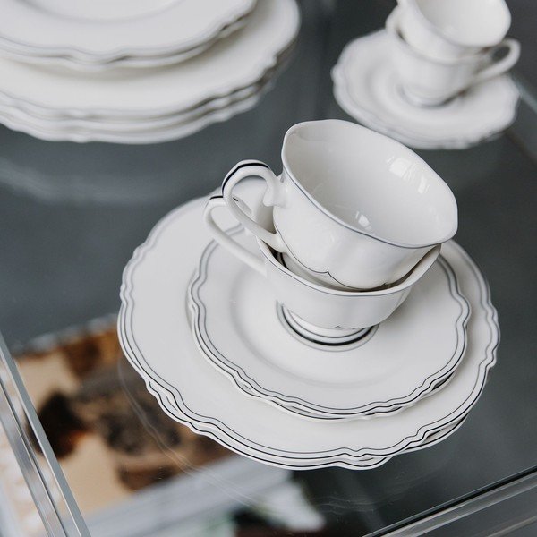Bele skodelice v kompletu 2 ks iz porcelana new bone china 190 ml Odette – S|P Collection-image-4