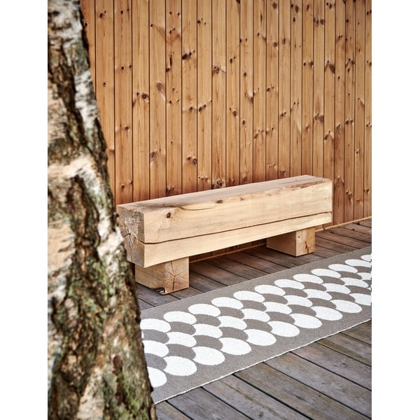 Bež/kremno bel zunanji in notranji tekač 70x250 cm Poppy Potato – Pappelina-image-1