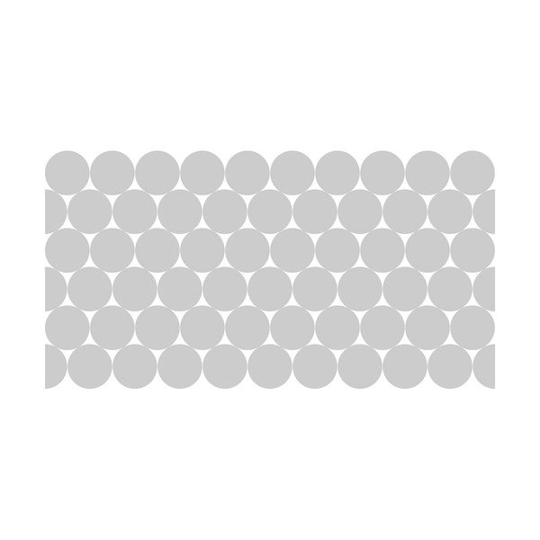Okenske nalepke v kompletu 50 ks 10x10 cm Clackout Circle – Ambiance-image-2