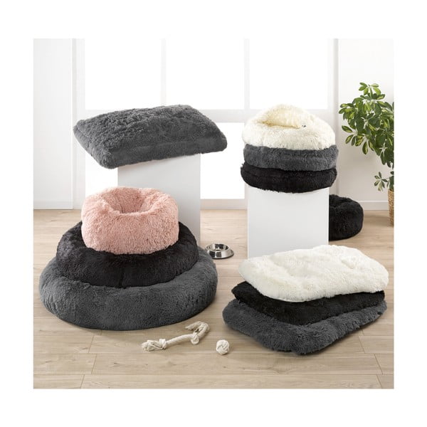 Temno siva postelja za pse 50x77 cm – Love Story-image-2