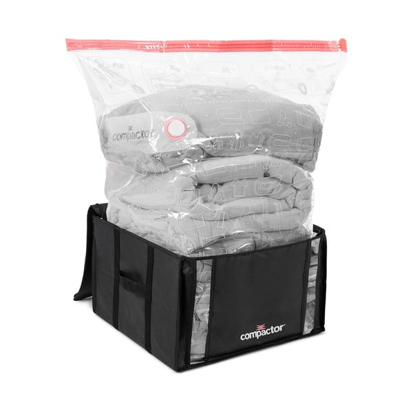 Črna škatla za shranjevanje oblačil Compactor XXL Black Edition 3D Medium, 125 l-image-3