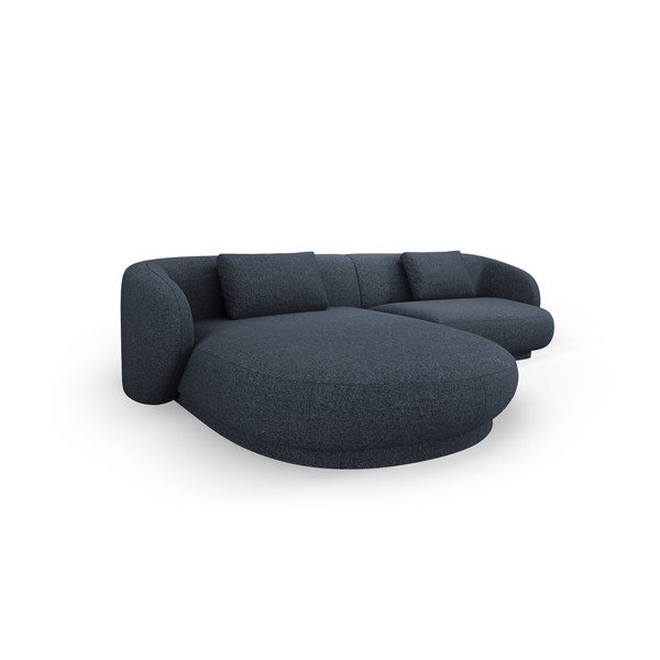 Temno modra kotna sedežna garnitura Camden – Cosmopolitan Design-image-3