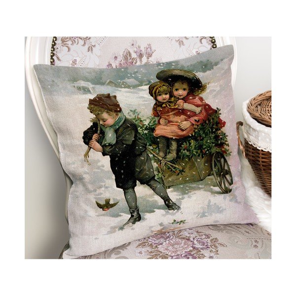 Prevleka za blazino z božičnim motivom 43x43 cm – Mila Home-image-2