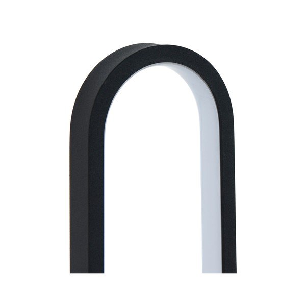 Mat črna kovinska LED zatemnitvena stoječa svetilka (višina 130 cm) Loop – Ellos Home-image-4