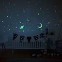 Svetleče stenske nalepke Ambiance Moon and Planets