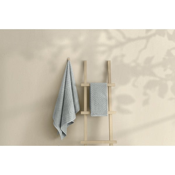 Svetlo sivi frotirni bombažni komplet brisač 2 ks – Foutastic-image-1