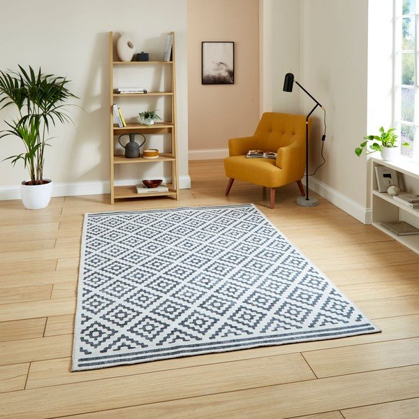 Siva pralna preproga 122x170 cm Coral Grey – Think Rugs-image-1