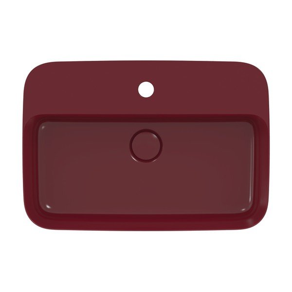 Bordo rdeč keramičen umivalnik 55x38 cm Ipalyss – Ideal Standard-image-2