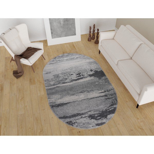 Siva pralna preproga 60x100 cm – Vitaus-image-1
