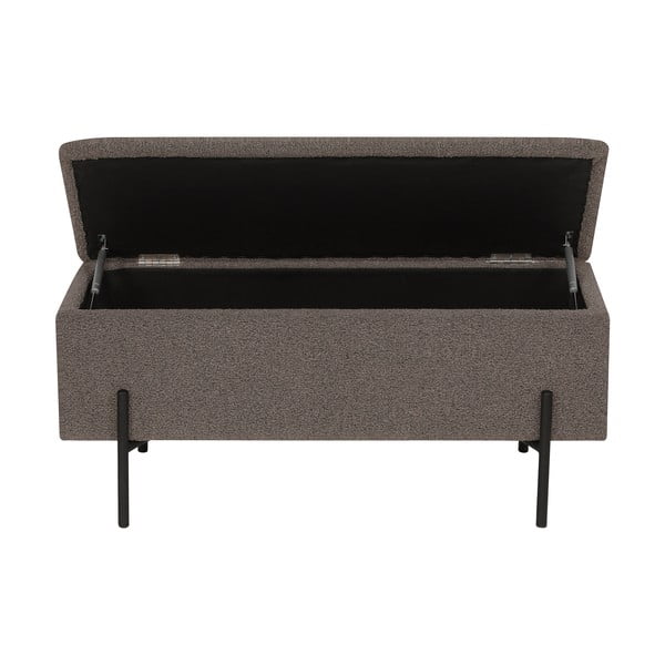 Rjava klop iz tkanine bouclé Watford – House Nordic-image-2