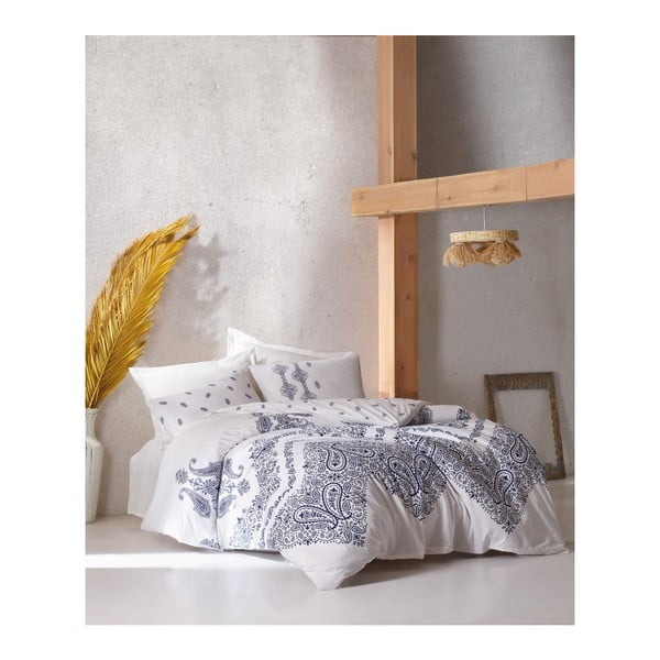 Komplet bombažnega posteljnega perila za zakonsko posteljo z rjuho Coria, 200 x 220 cm