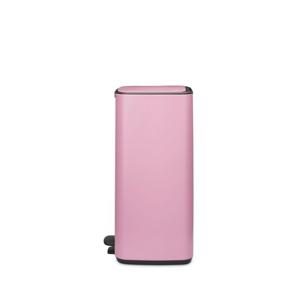 Rožnat jeklen koš za smeti s pedalom 30 l Bo – Brabantia-image-3
