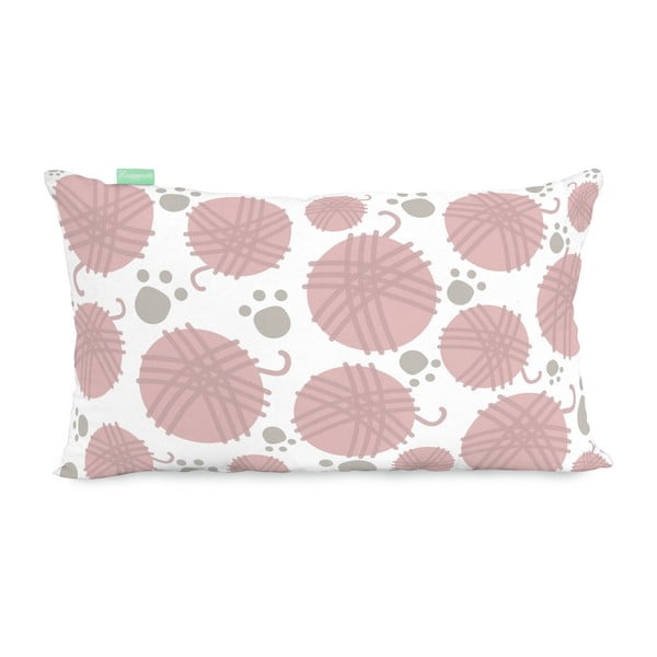 Vzglavnik iz čistega bombaža Happynois Kitty, 50 x 30 cm-image-2