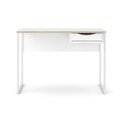 Bela pisalna miza Tvilum Function Plus, 110 x 48 cm