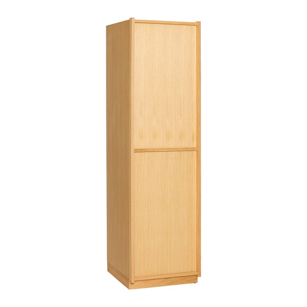Omarica v hrastovem dekorju v naravni barvi 50x181x55 cm Kura