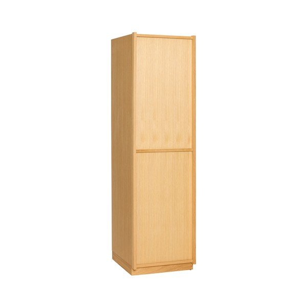 Omarica v hrastovem dekorju v naravni barvi 50x181x55 cm Kura – Hübsch