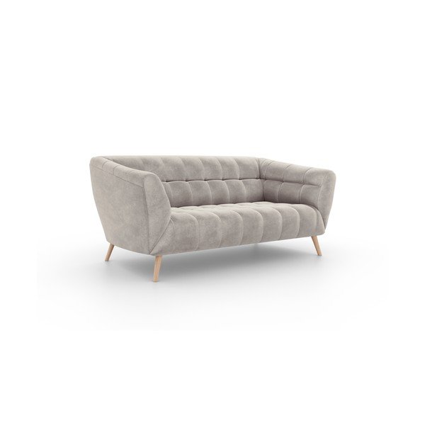 Bež žametna zofa Interieurs 86 Étoile, 170 cm-image-2